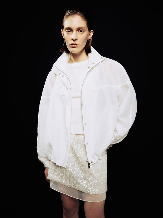 【ARIK. アリク】[24SS] ELBA oversized bomber White