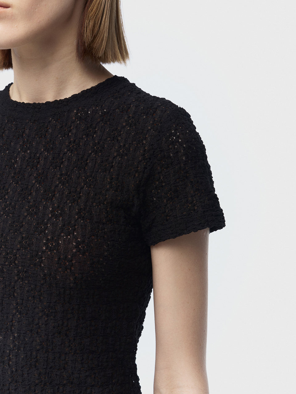 [ARIK. Arik] [24SS] ALRESCHA floral top Black