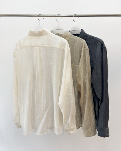 Striped Tencel Shirt