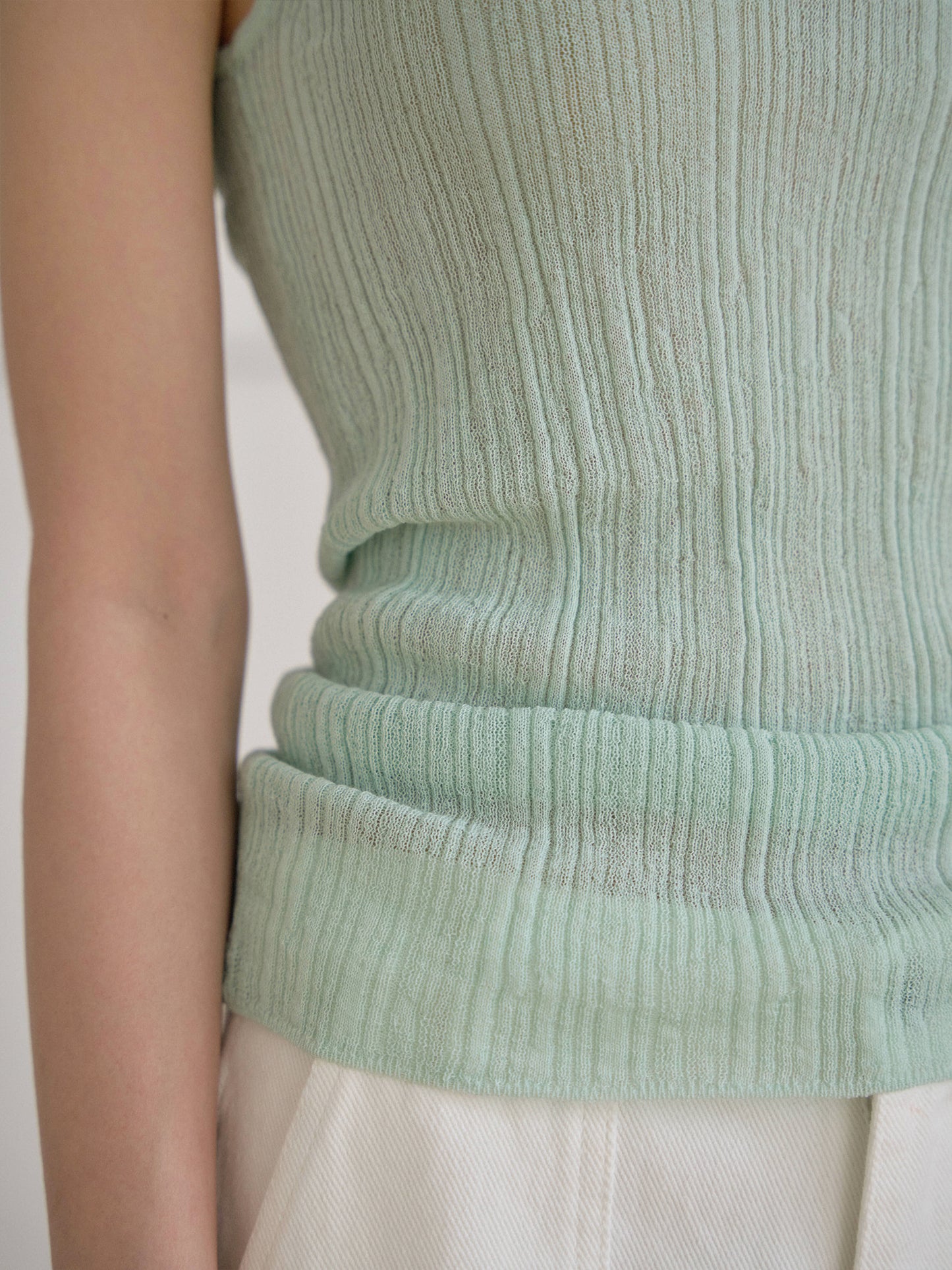 Multi Rib Sleeveless - Mint