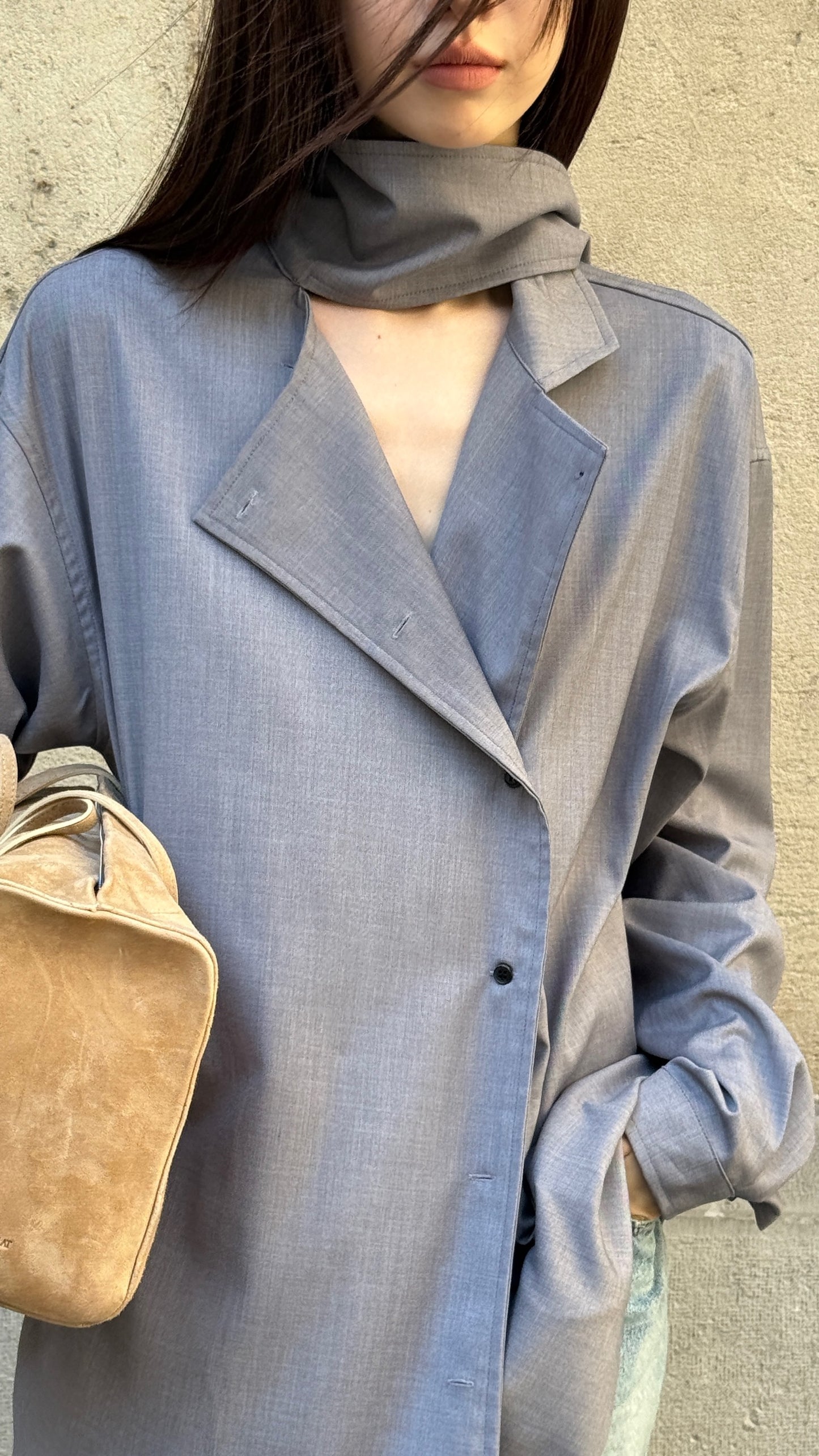 Shoulder Muffler Shirt
