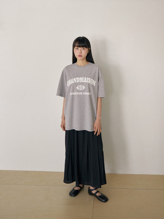 Crack Lettering Short Sleeve - Gray