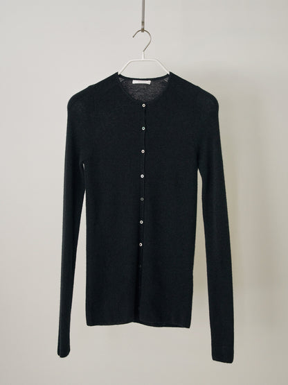 MARAN Alpaca Button Cardigan - Black 商品画像18/21