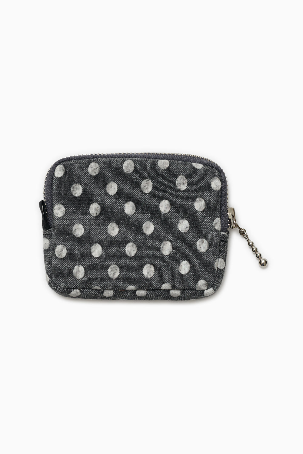 BUTTON POINT COIN WALLET, CHARCOAL DOT