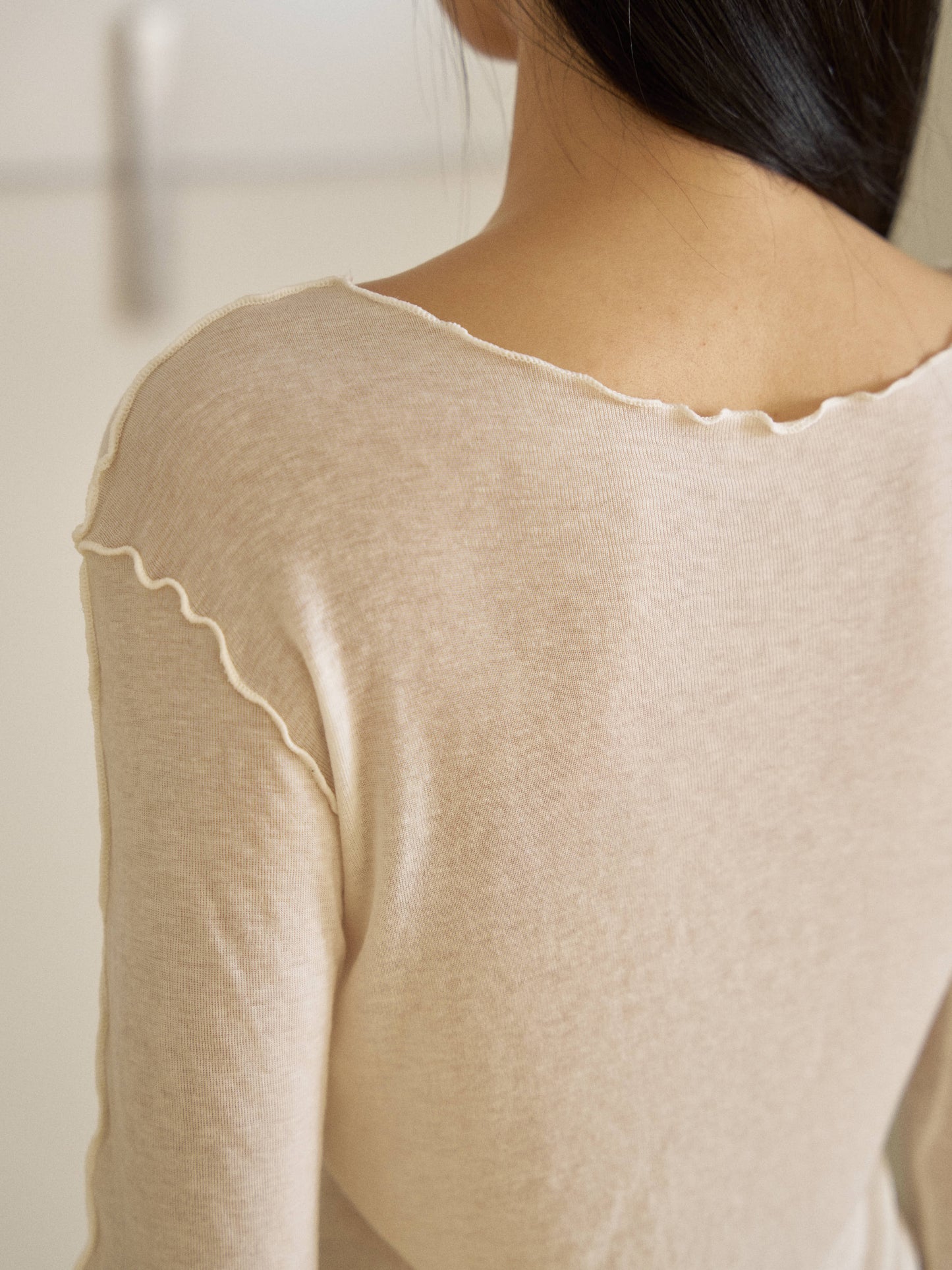 Wave Long Sleeve – Ivory