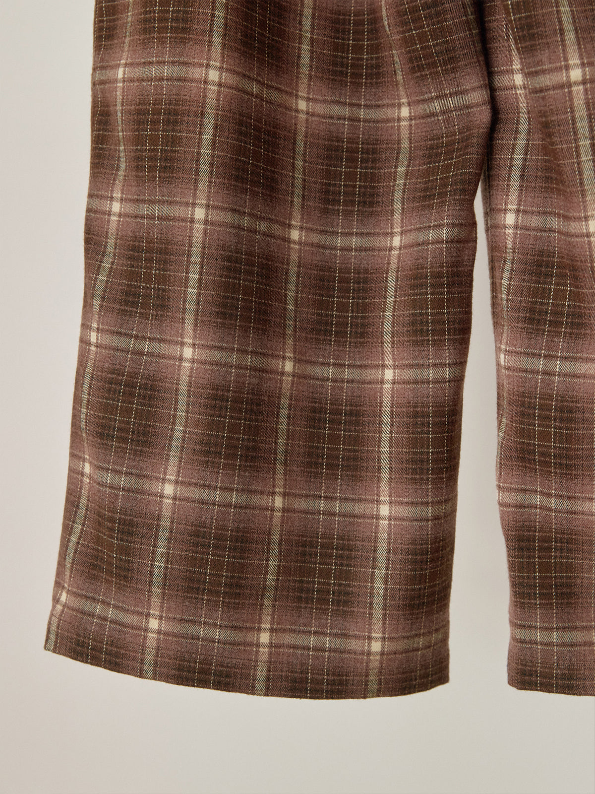 MARAN Side String Check Pants - Brown 商品画像21/21
