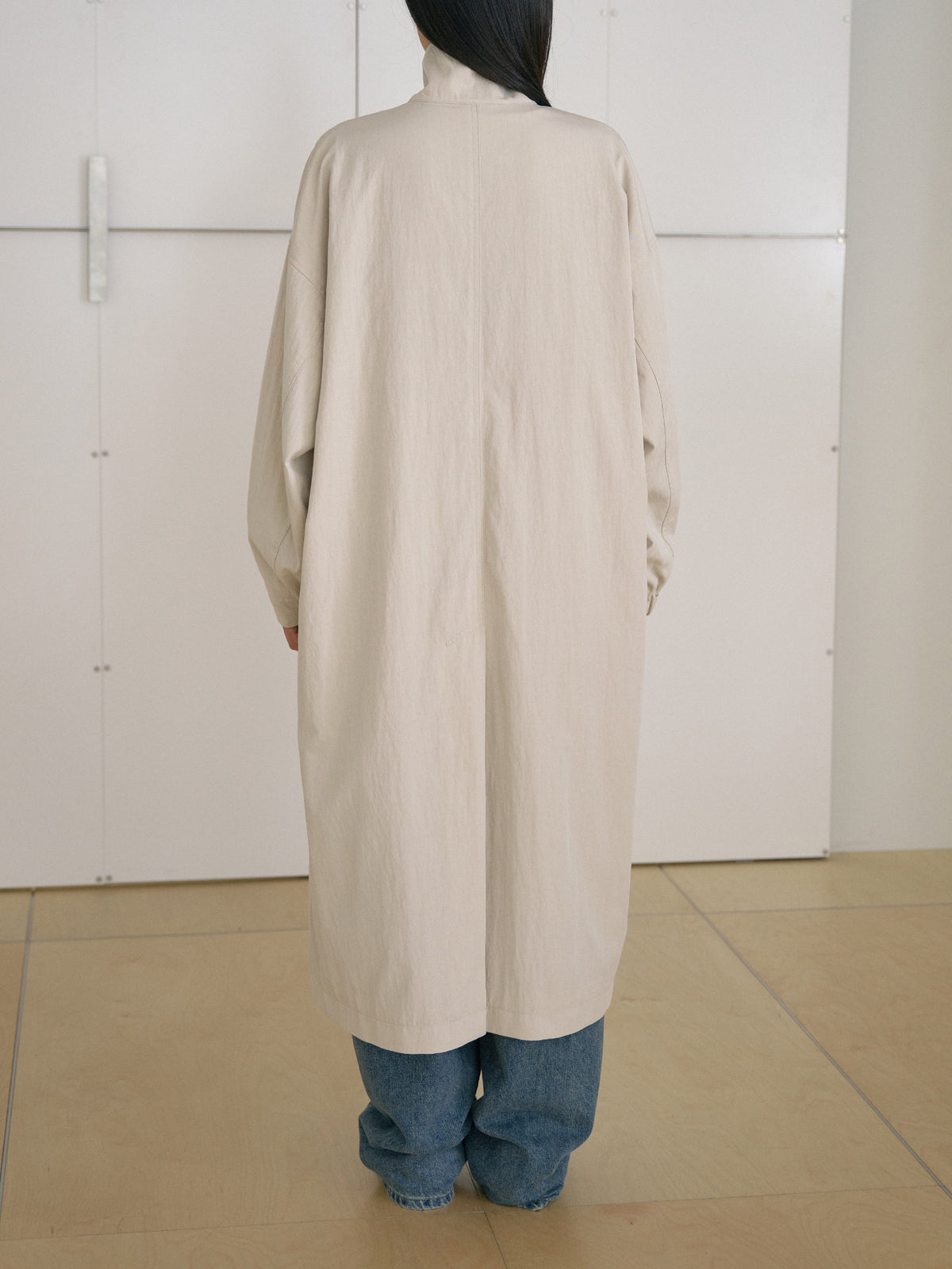 MARAN High Neck Trench Coat - Beige 商品画像21/21