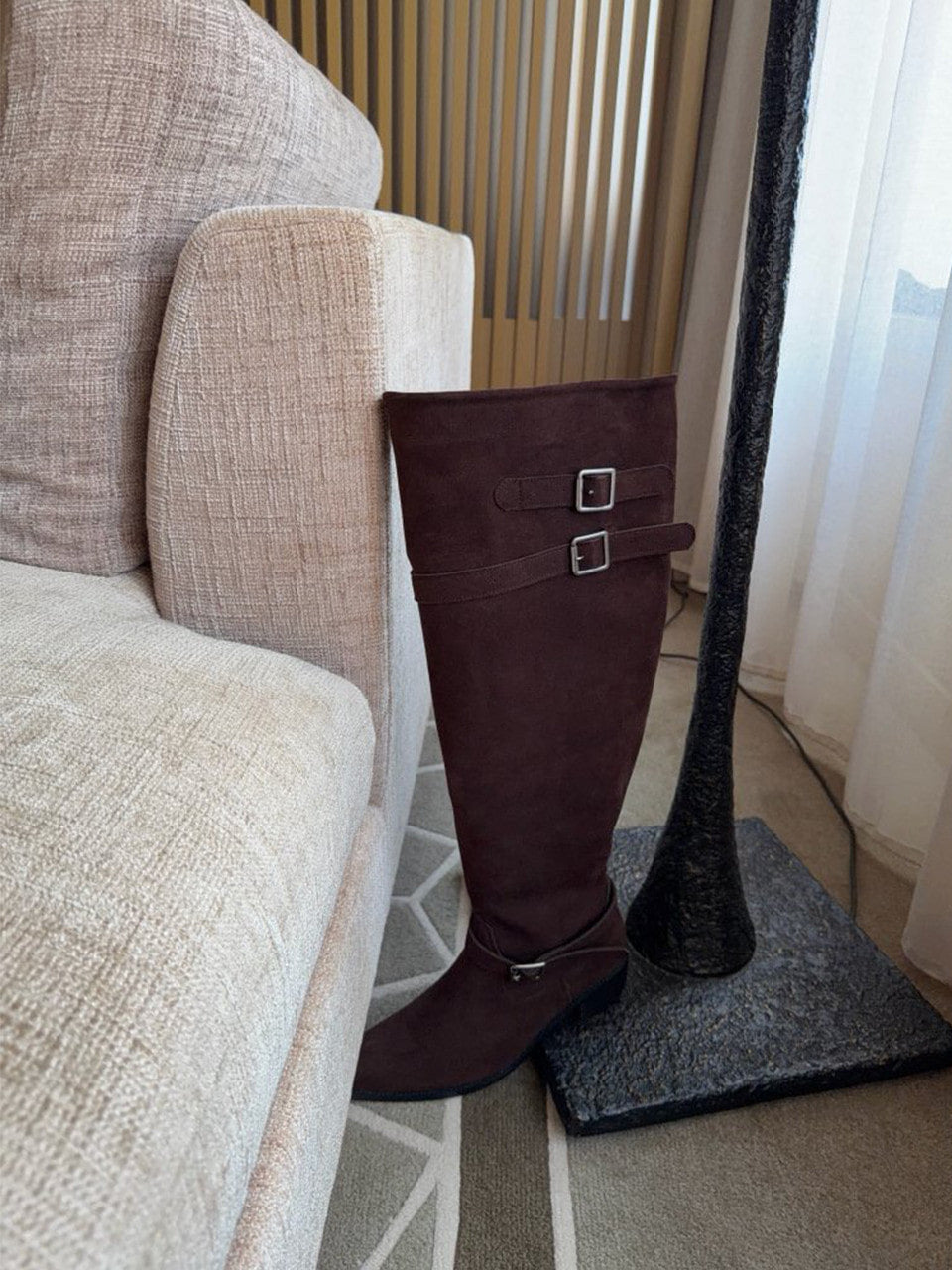 【A MA:DE】Buckle semu boots ( 2color )