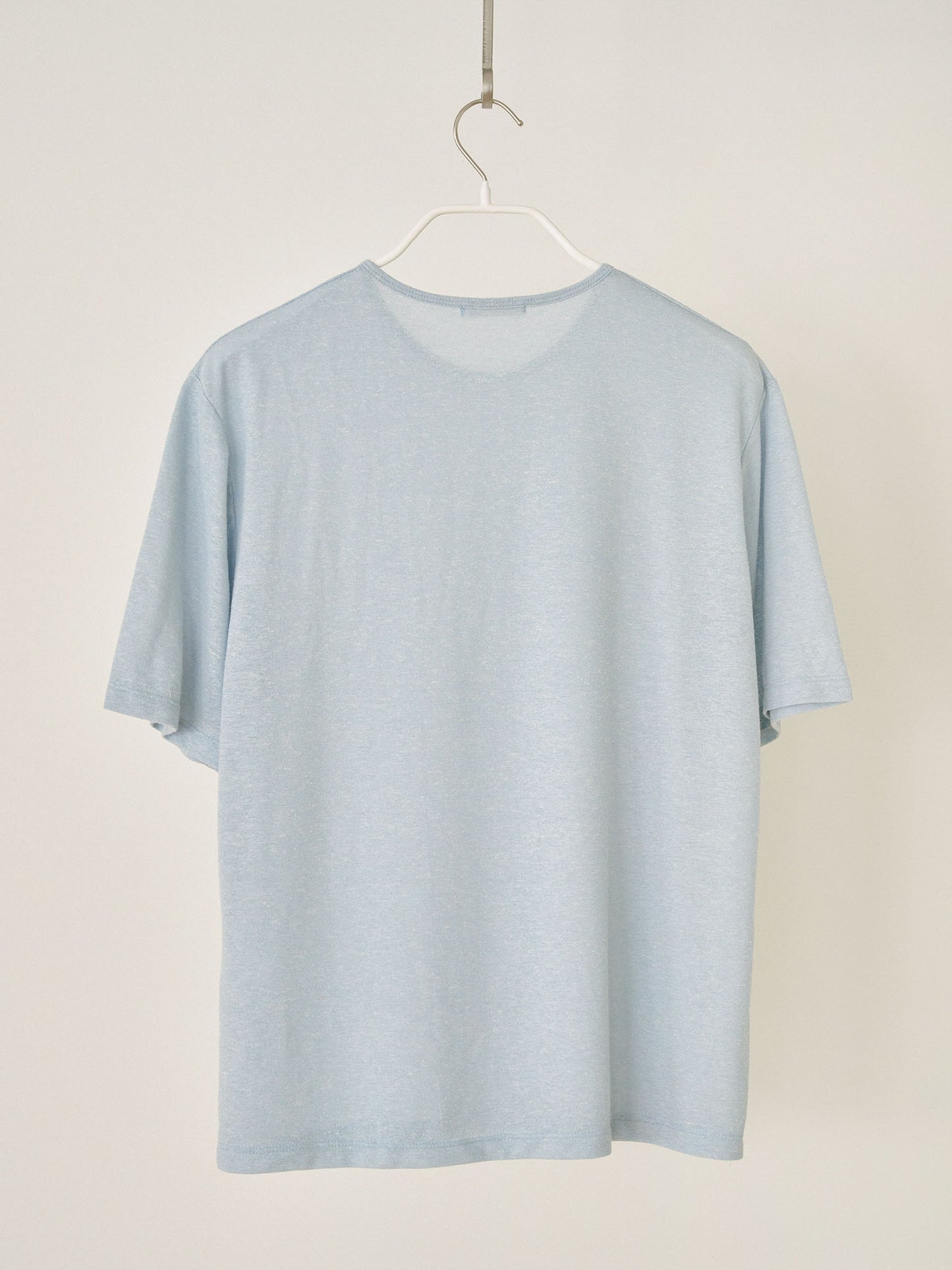 Linen Loose Short Sleeve - Blue