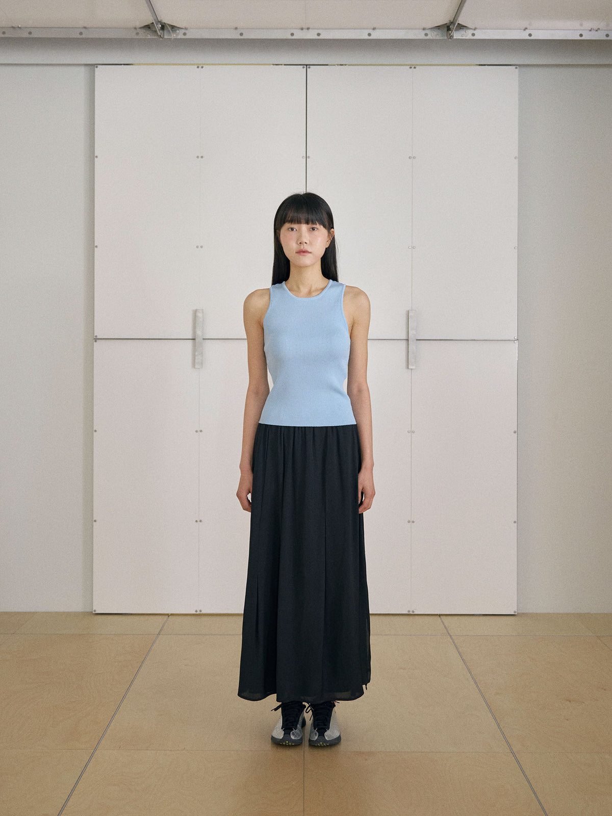 Layered Wrap Pants - Black 12