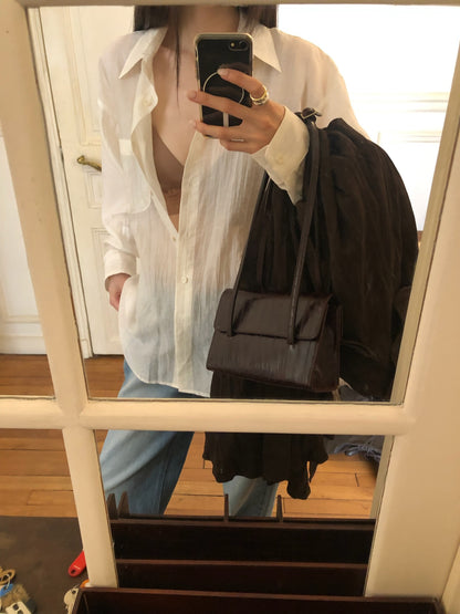 Striped Tencel Shirt