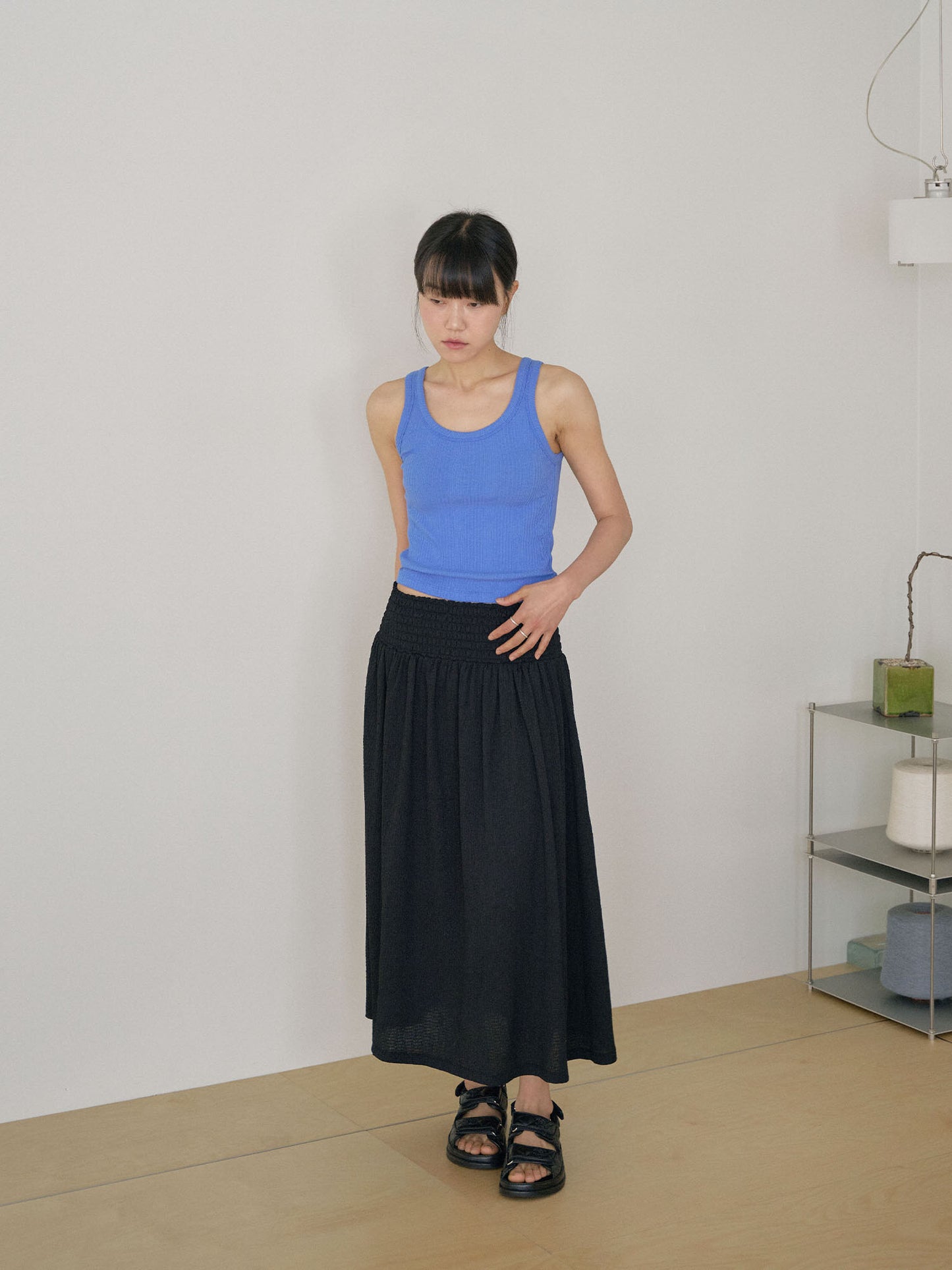 Soft Banding Skirt - Black