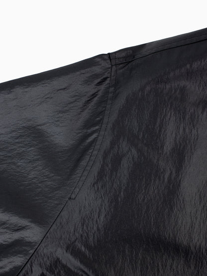 Back Cape Trench Coat