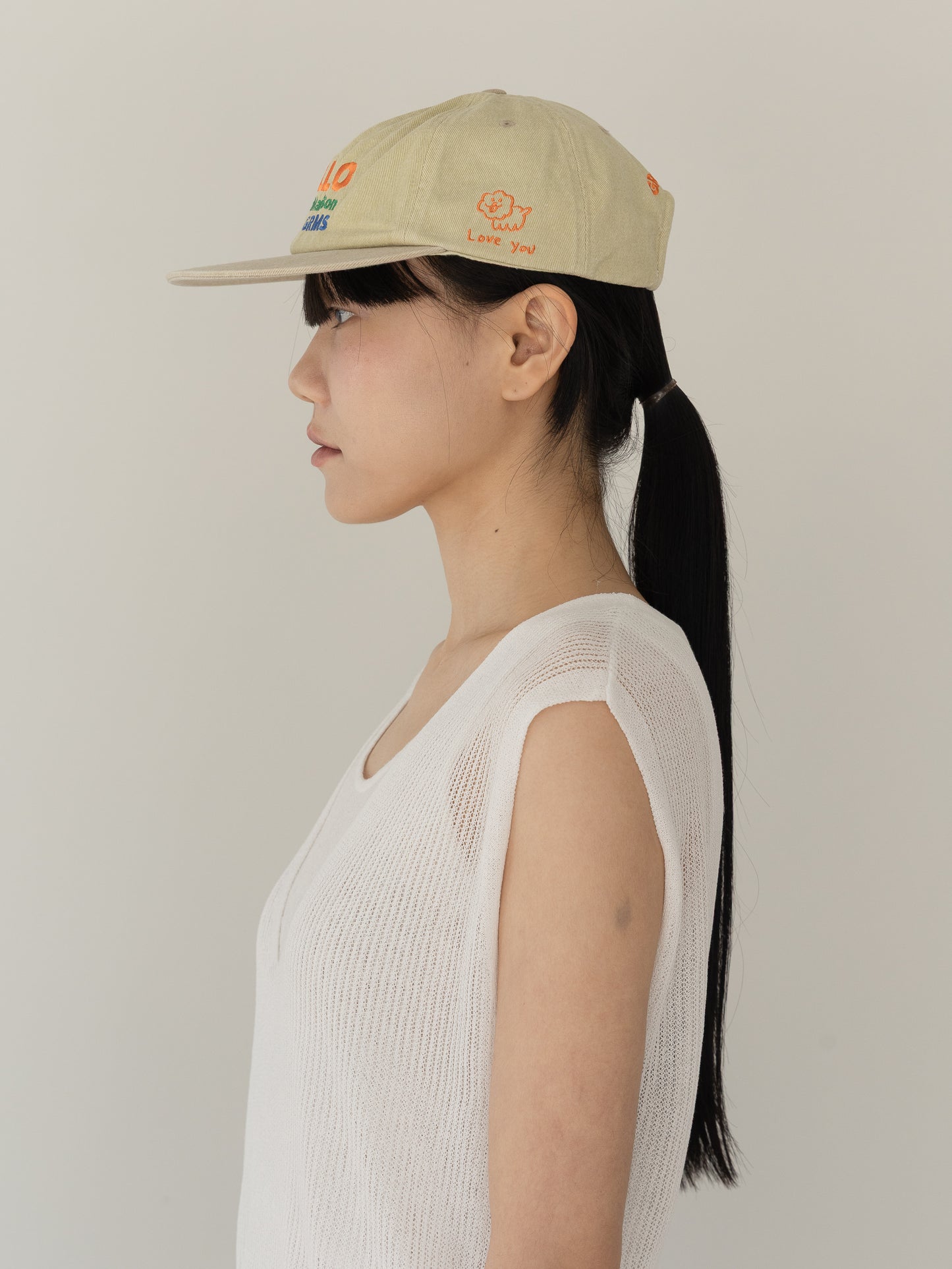 Grand Maison Washed Ball Cap - Yellow