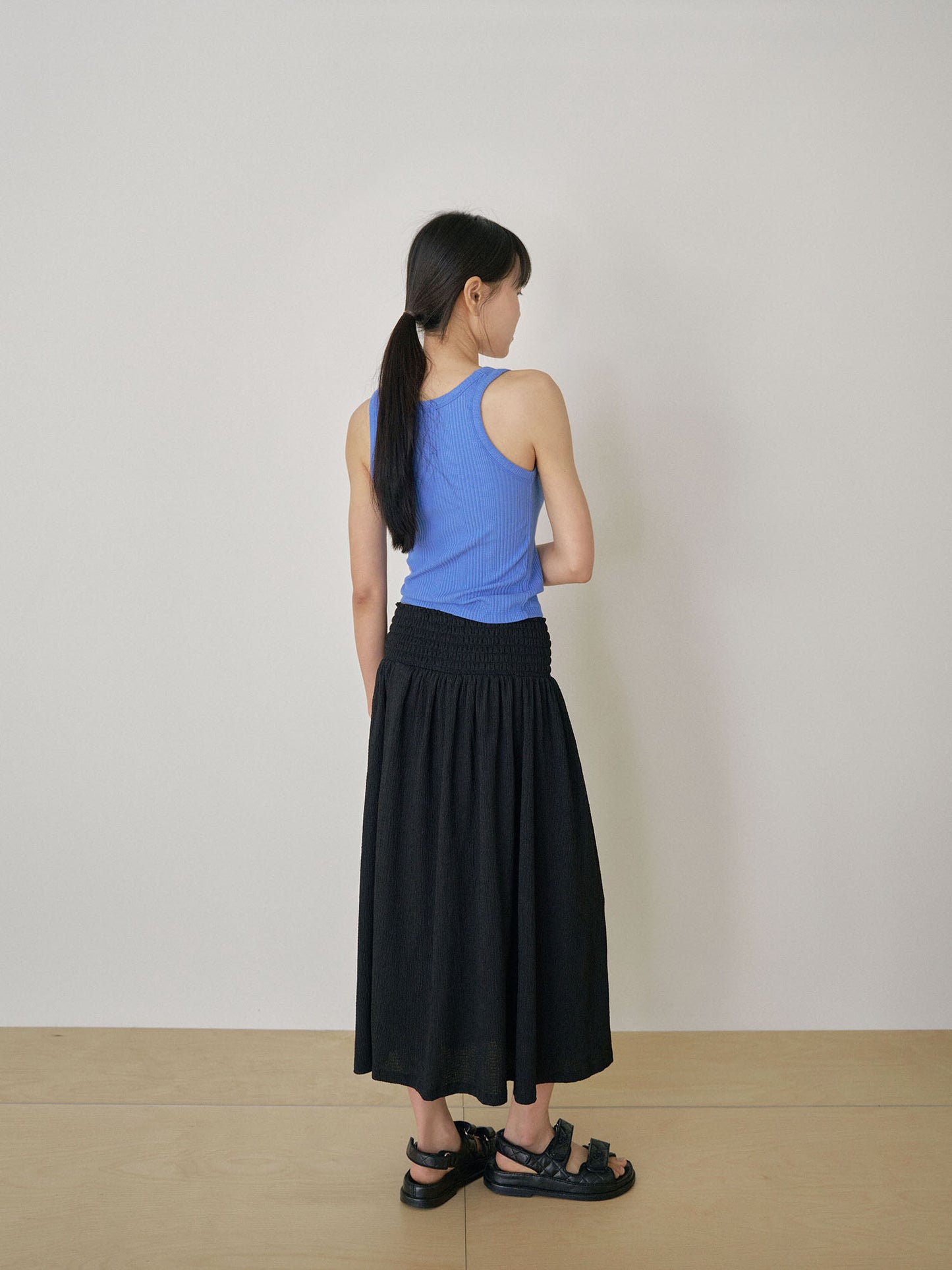 Soft Banding Skirt - Black
