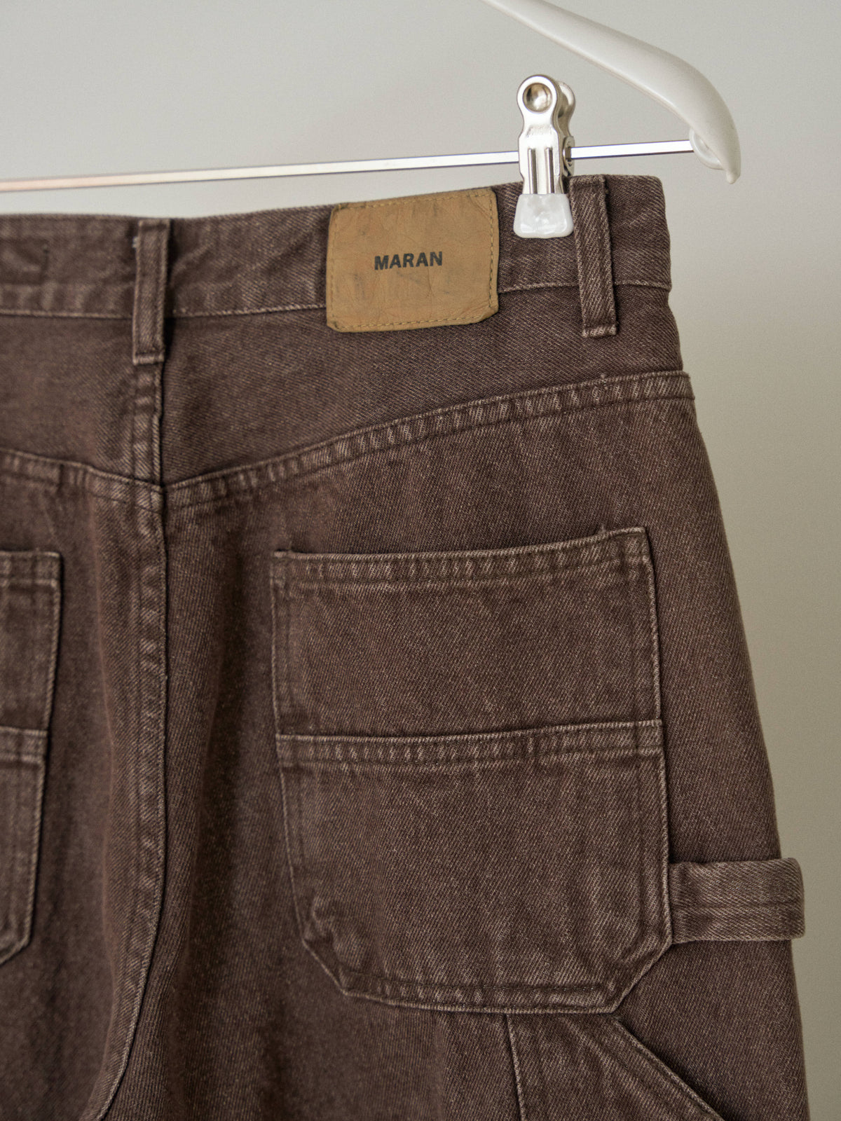 MARAN Washed Work Pants - Brown 商品画像14/15