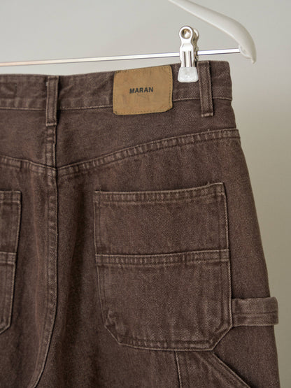 MARAN Washed Work Pants - Brown 商品画像14/15