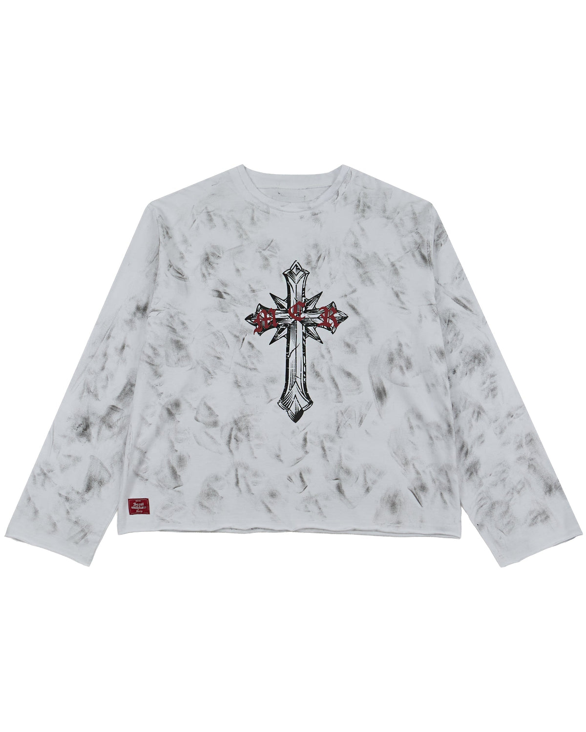 Scarred cross LS(white)