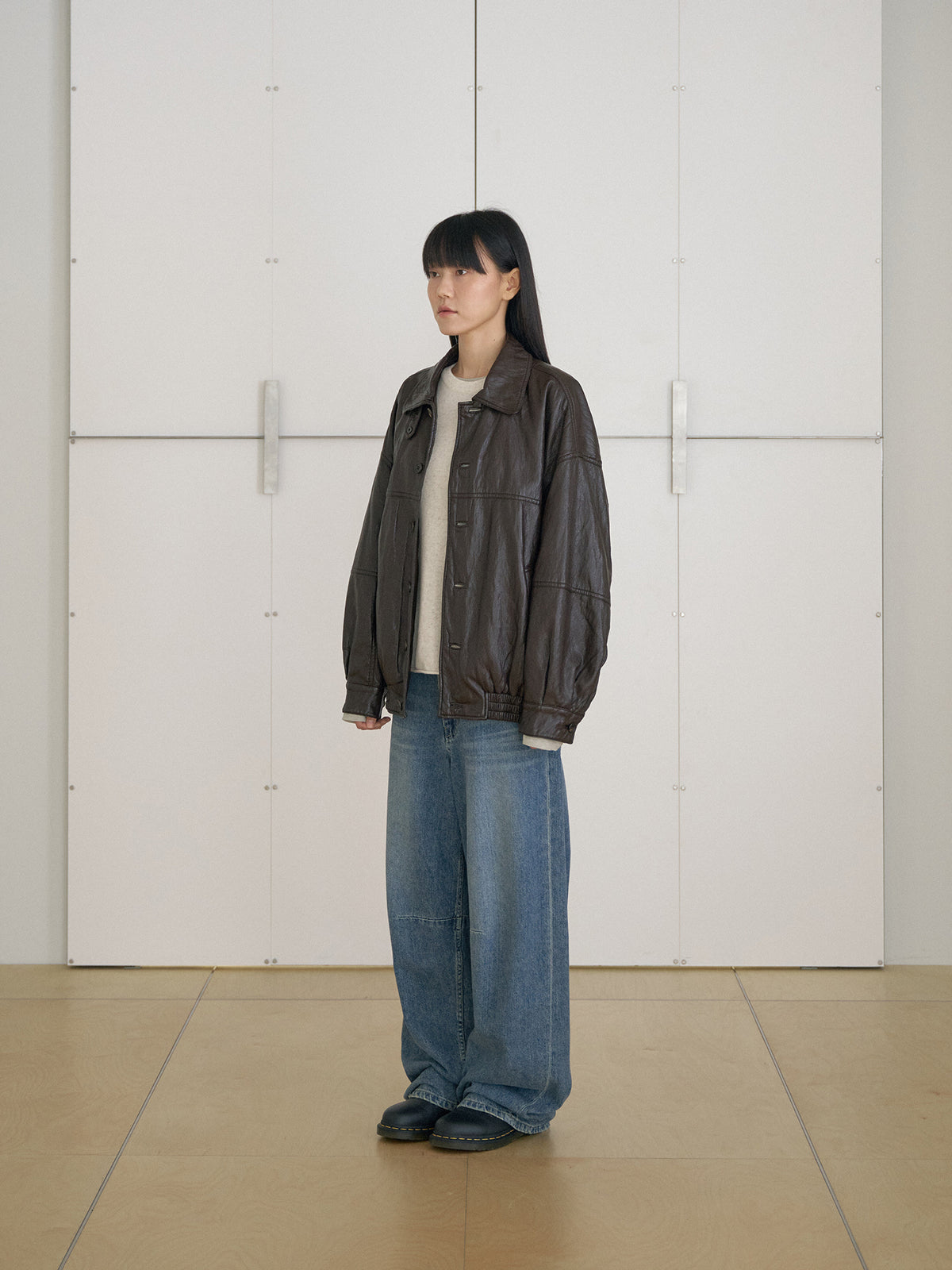 MARAN Soft Leather Blouson - Brown 商品画像15/21