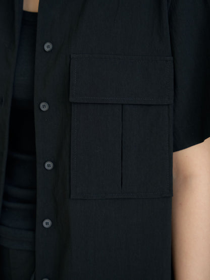 Ray Half Shirt - Black