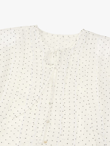【A MA:DE 2026SS】Dot blouse ( 2color )