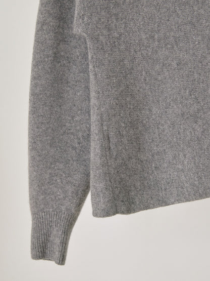 Flow Boat Neck Pullover - Gray 12