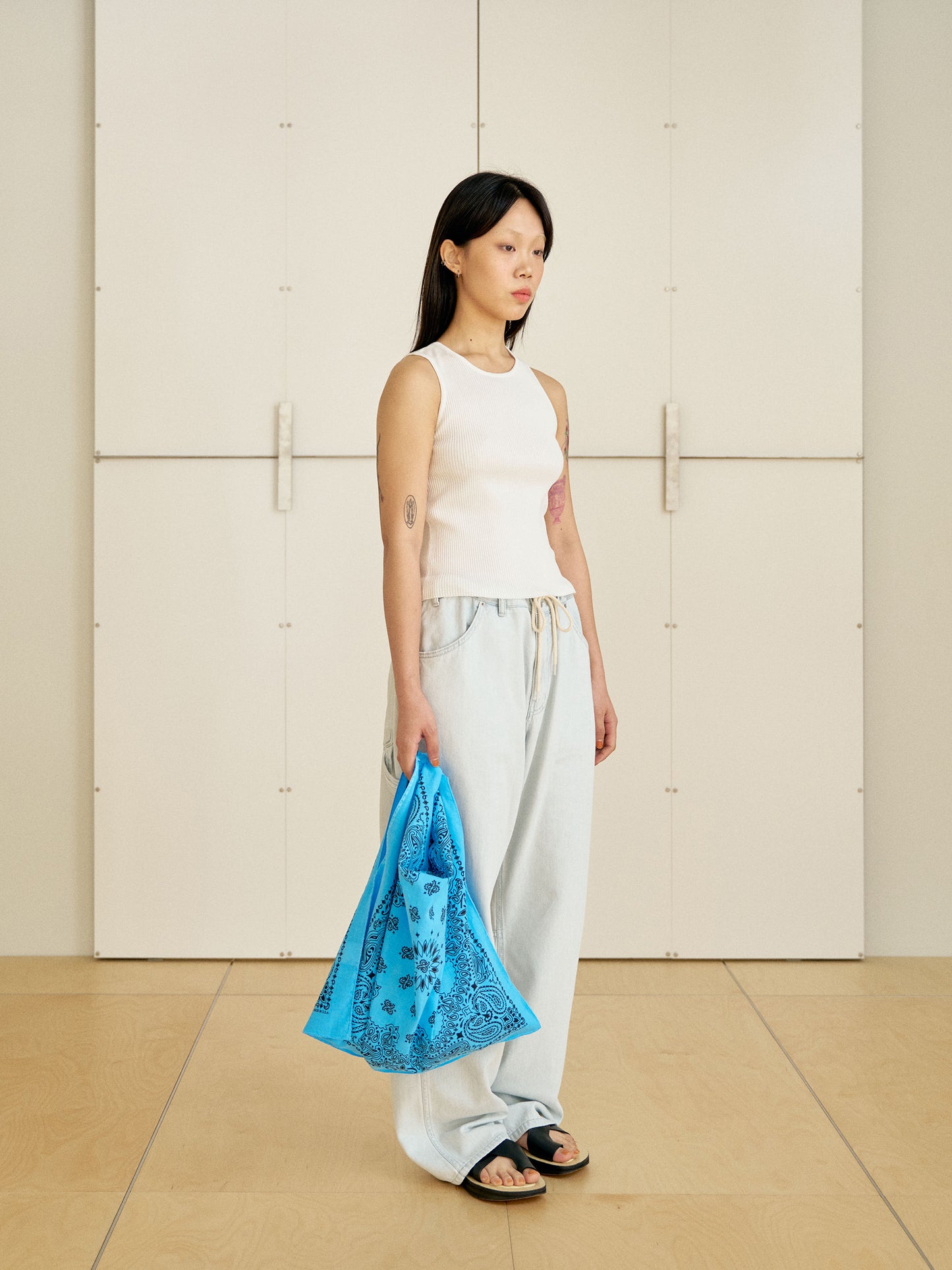 Pigment Square Bag - Blue