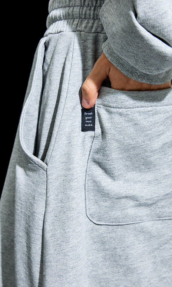 【Reculer レキュリー】Sweat skirt pants Gray