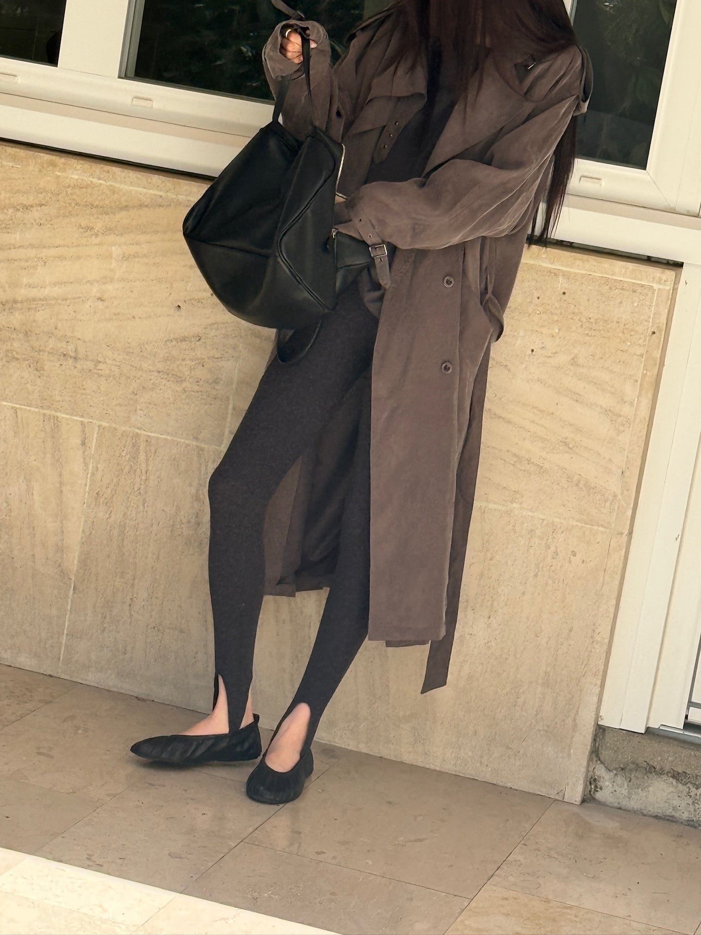 Eyelet Trench Coat