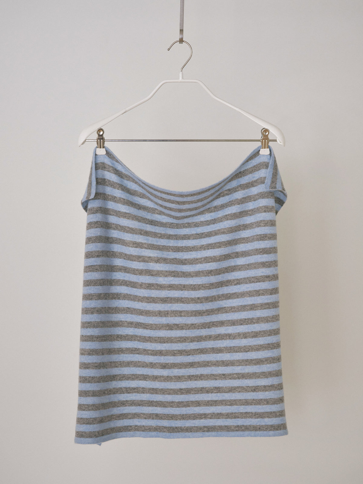 Stripe Square Scarf - Blue 6