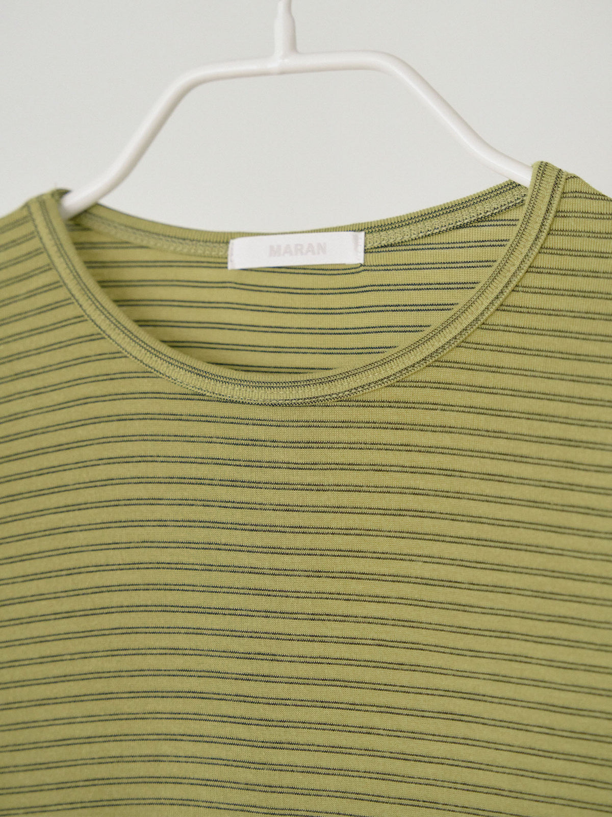 MARAN Rib Stripe Long Sleeve - Olive 商品画像17/19