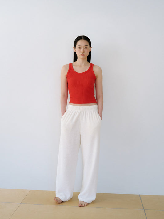 Terry Sweat Pants - Ecru