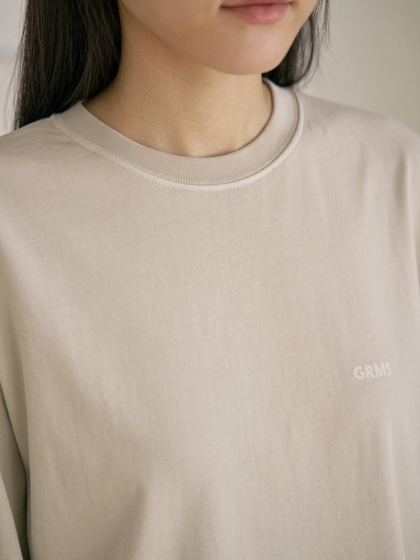 Pigment Layered Long Sleeve - Beige