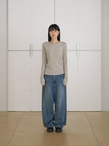 MARAN Finger Hole Long Sleeve - Green 商品画像14/21