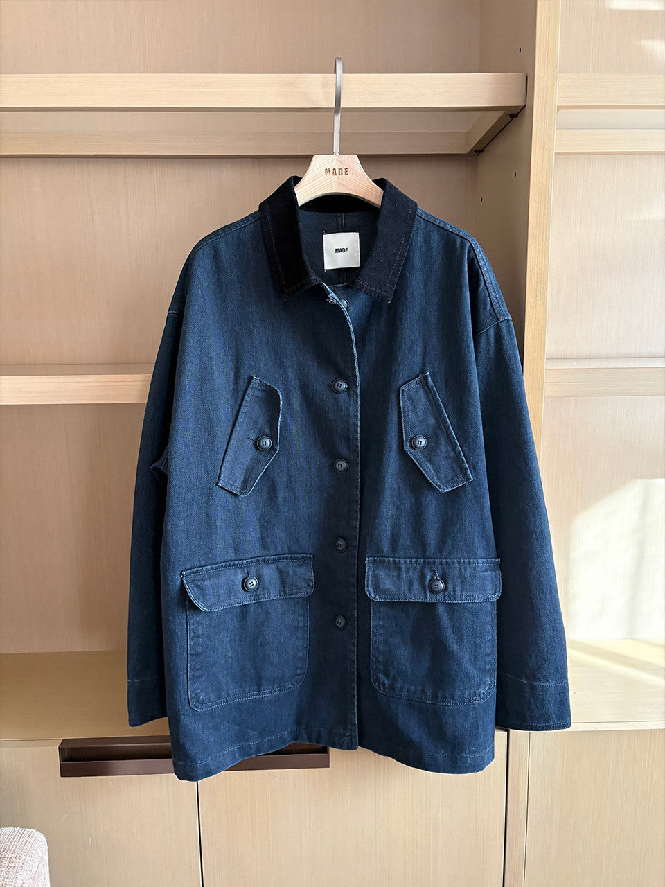【A MA:DE】Ribbed Jacket