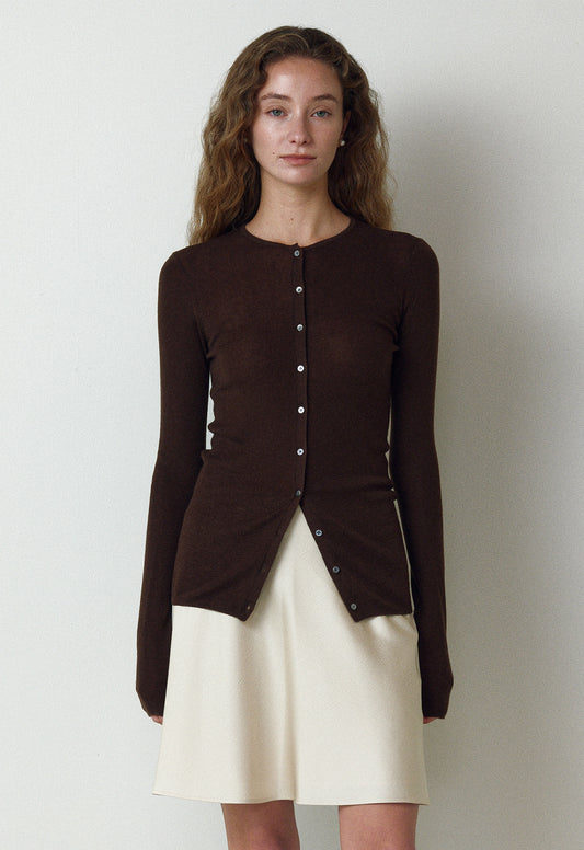 Mellow Basic Knit Cardigan