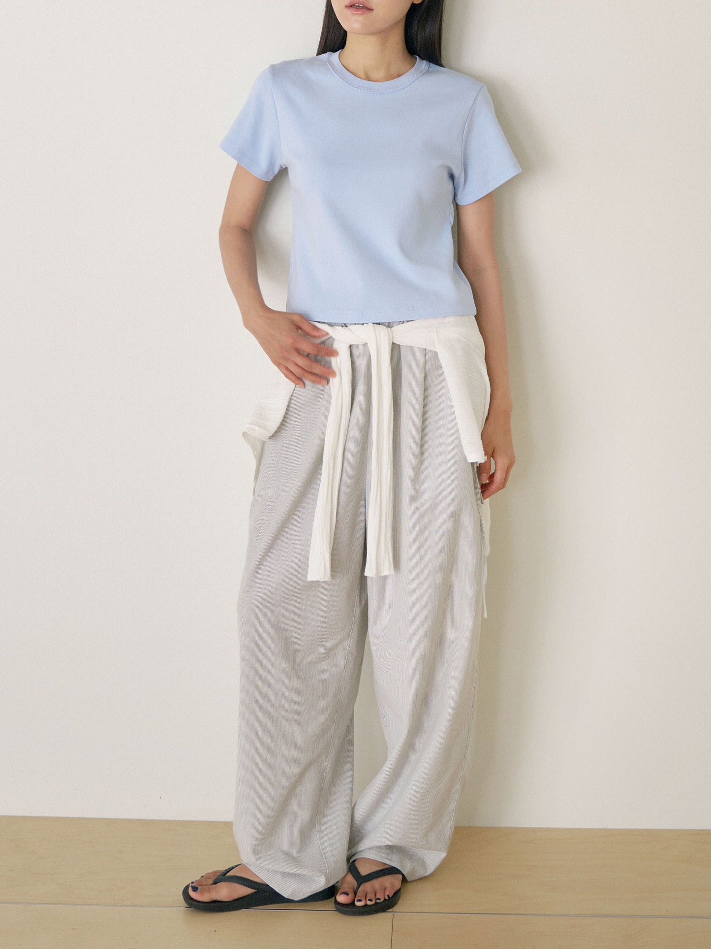 Soft Rib Short Sleeve - Blue