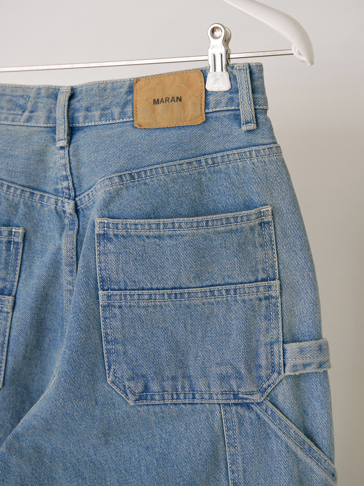 MARAN Indigo Denim Work Pants - Indigo 商品画像20/21