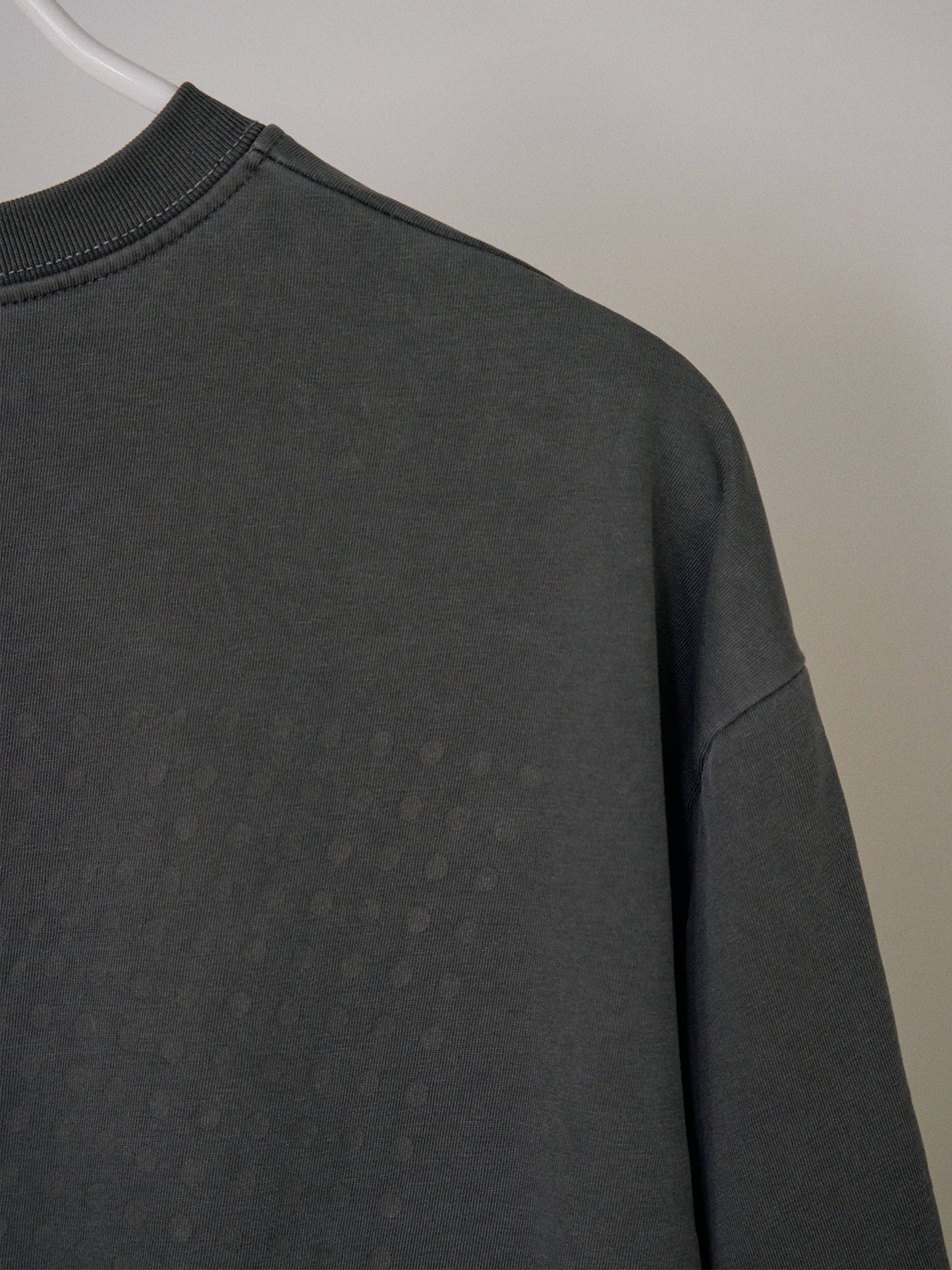 Pigment Layered Long Sleeve - Charcoal