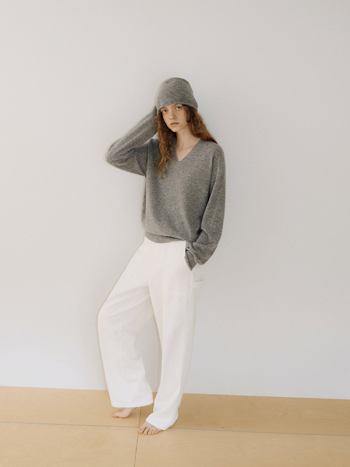Cotton Twill Fatigue Pants - Ivory 2