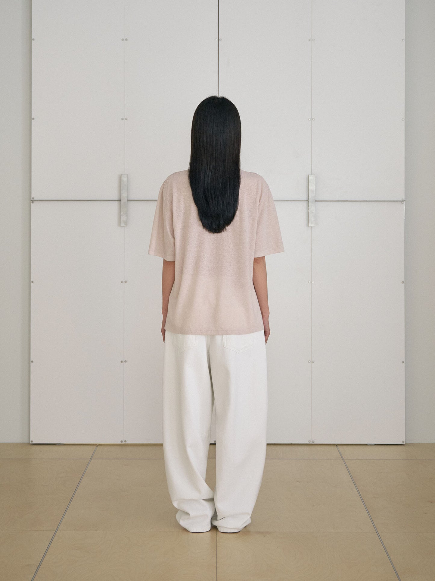 Linen Loose Short Sleeve - Beige
