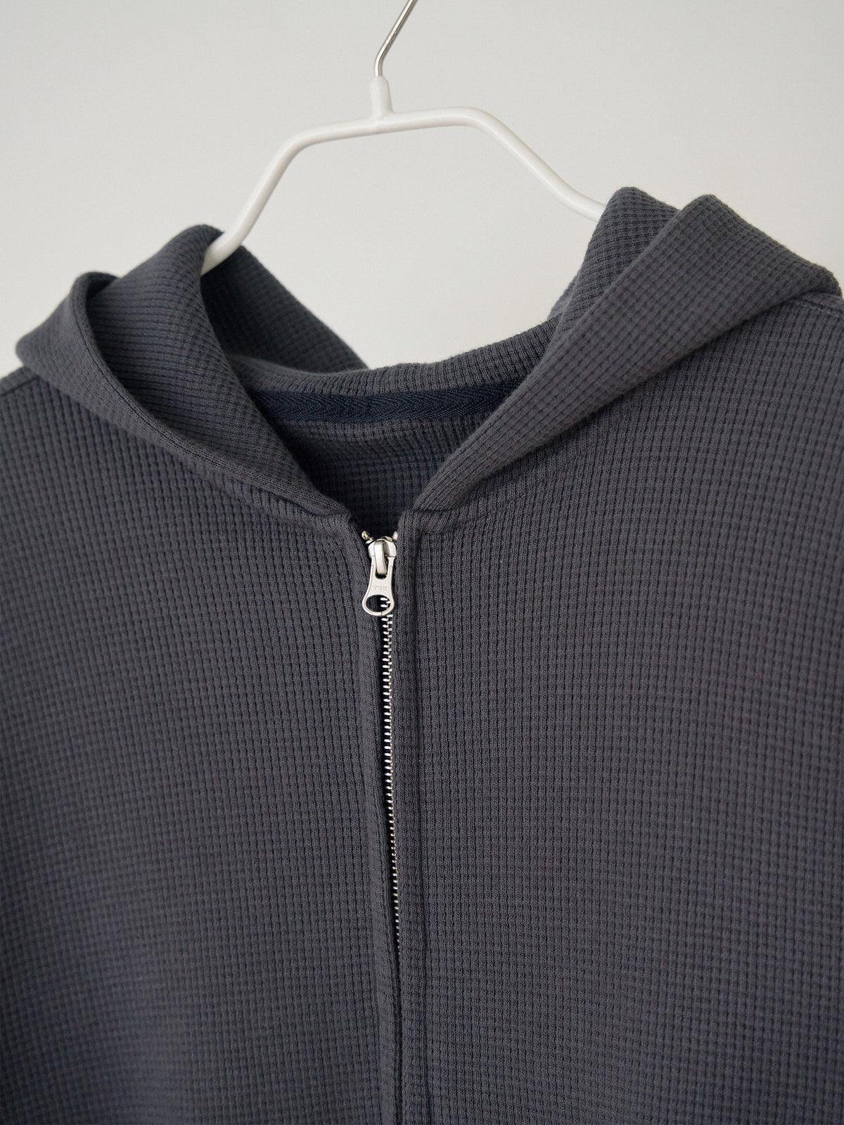 MARAN Current Waffle Hoodie Zip-up - Charcoal 商品画像17/19