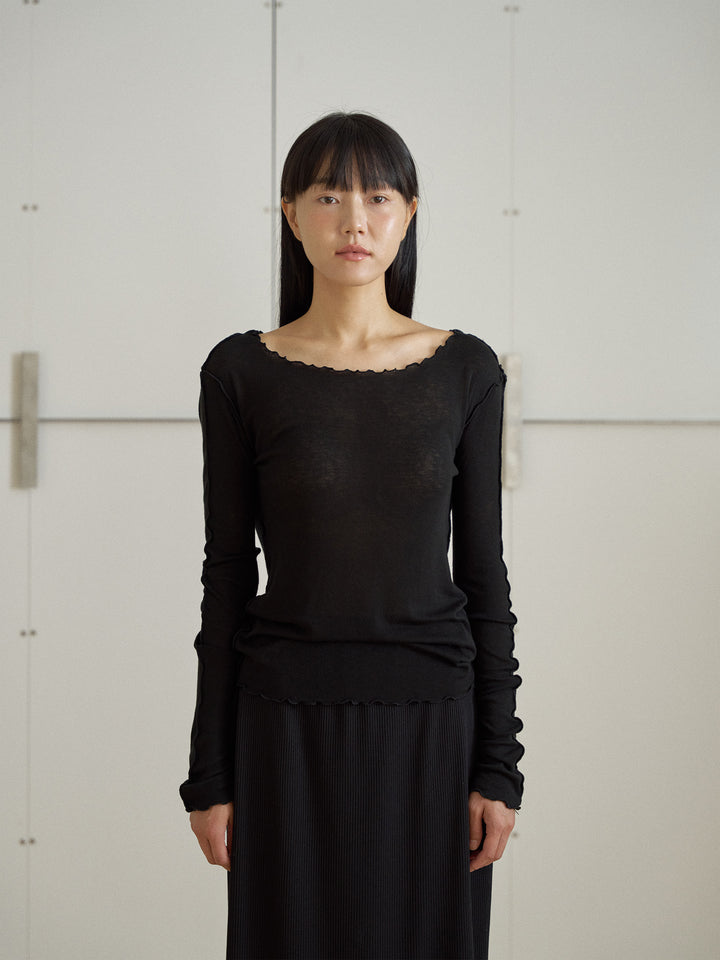 Wave Long Sleeve – Black