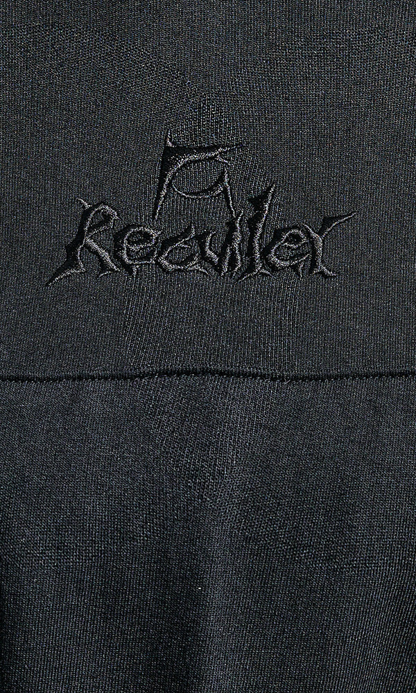 【Reculer レキュリー】Layered Hoodie Black