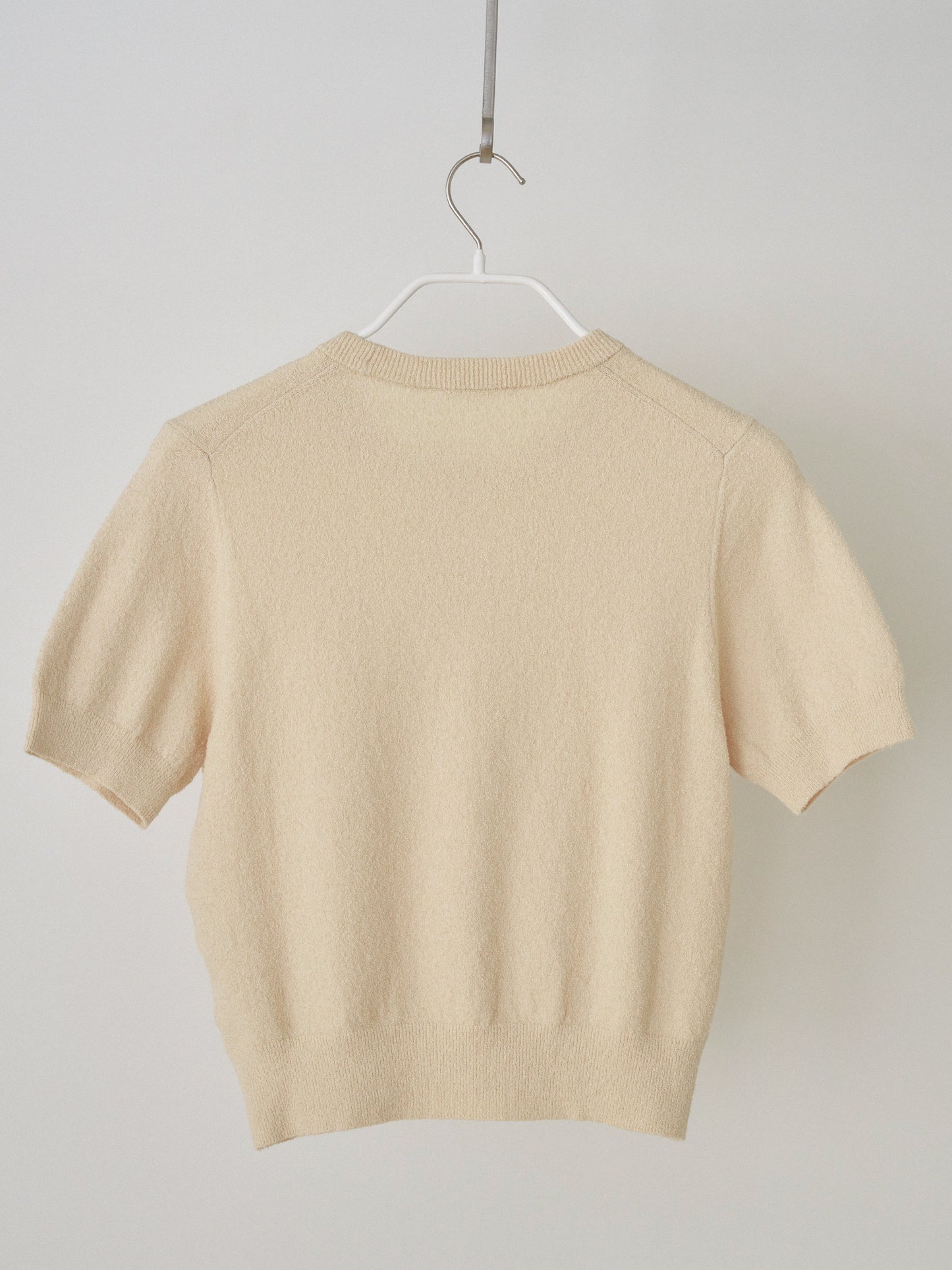 Boucle Round Half Sleeve - Beige