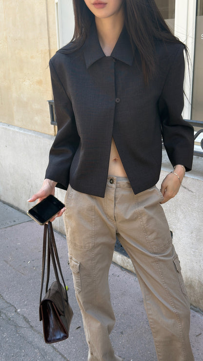 Hidden Short Jacket