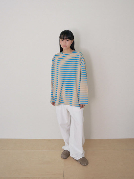 Bridge Boat Neck Long Sleeve - Beige 3