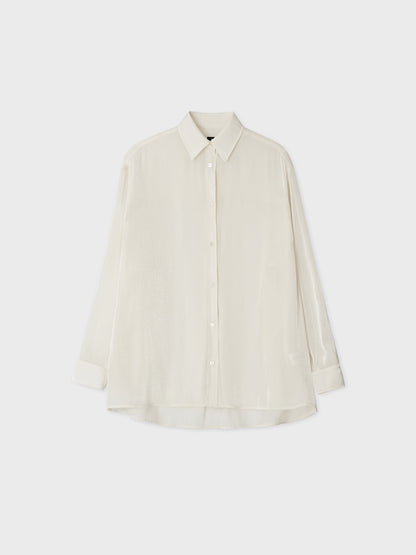 [ARIK.] [24SS] ALMACH oversized shirt Ivory