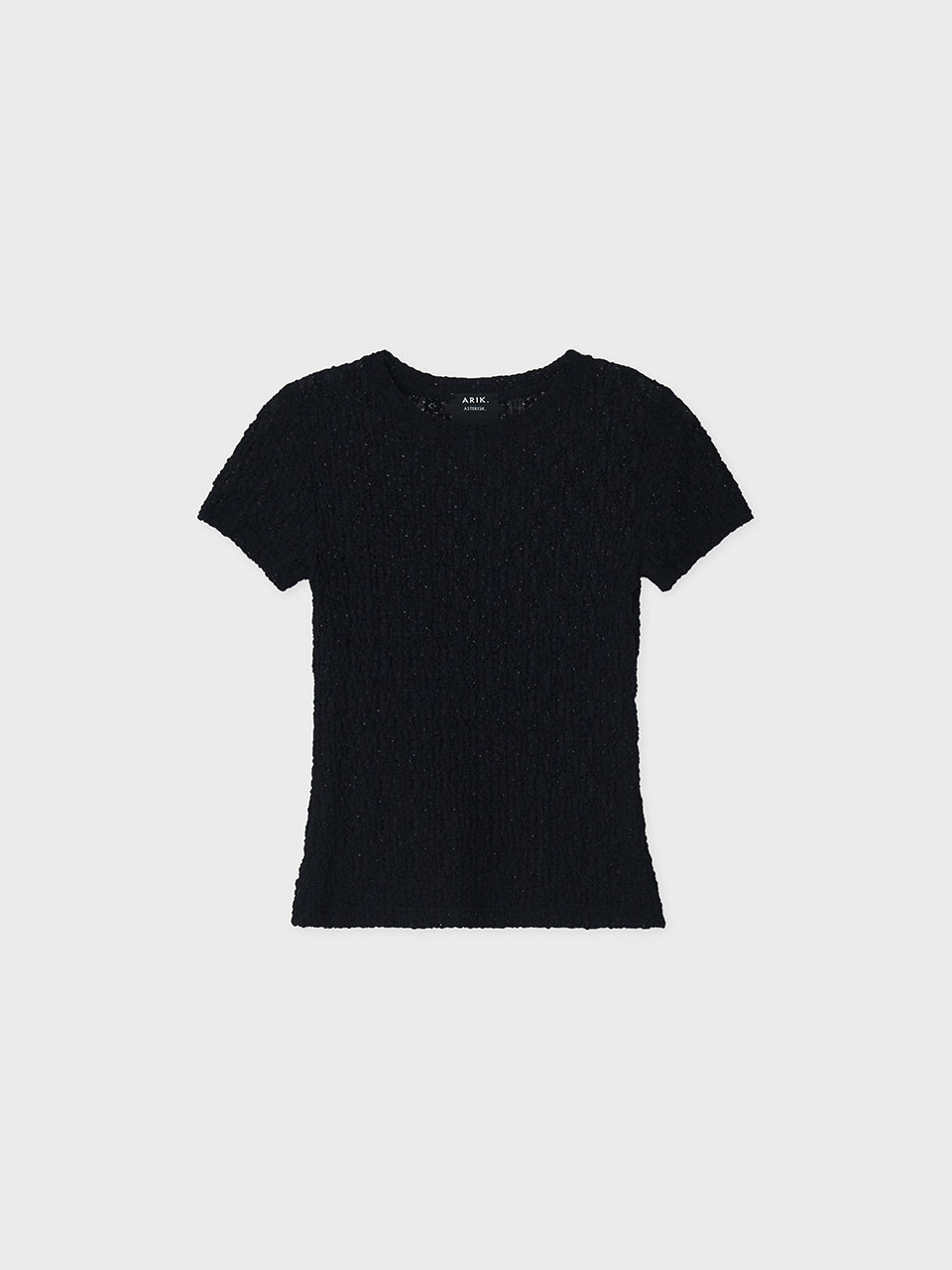 [ARIK. Arik] [24SS] ALRESCHA floral top Black