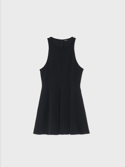 [ARIK.] [24SS] MIRA panel flare sleeveless top Black